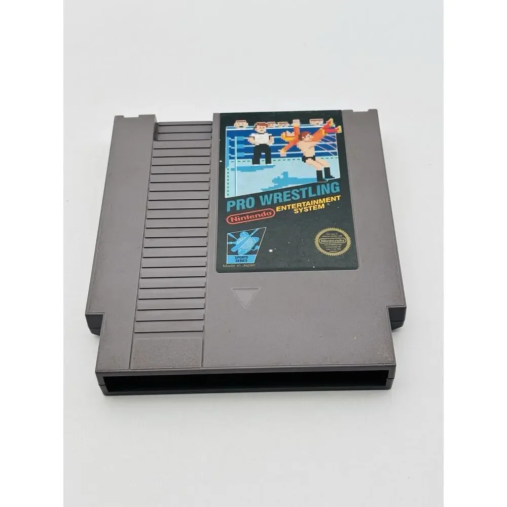 NES Nintendo Pro Wrestling TESTED Works Authentic Cartridge Only VG